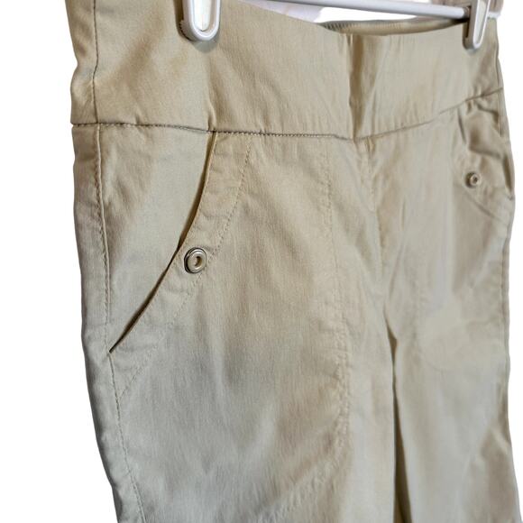 Jamie Sadock Tan Super Stretch Golf Capris Size 8 - Picture 2 of 5